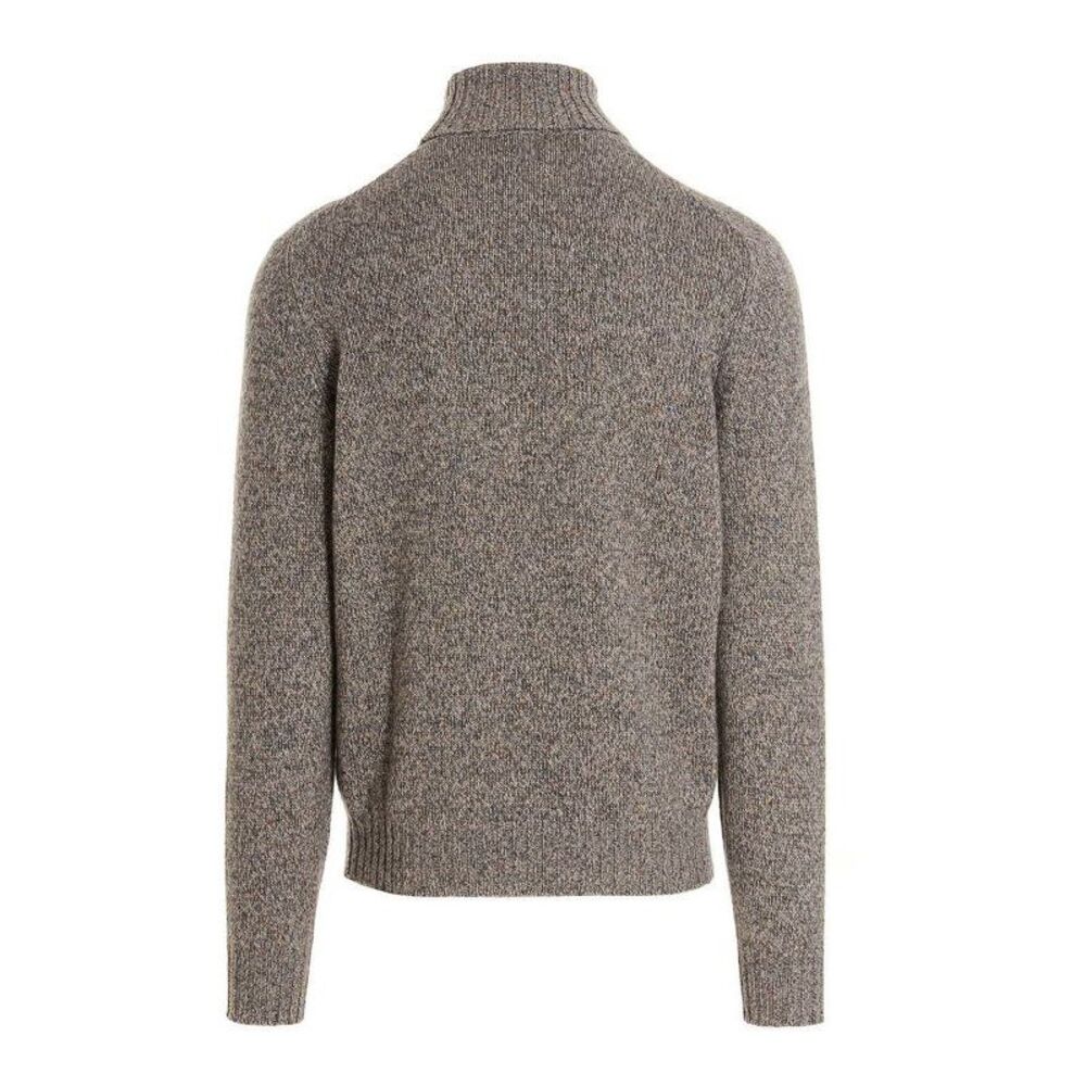 Brunello Cucinelli Gray Cashmere Men's Sweater - Picture 2 of 4